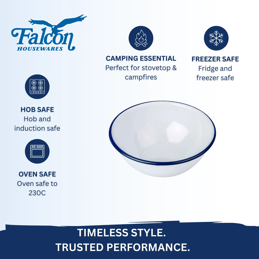 Falcon Pudding Bowl White 14cm or 16cm