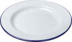 Falcon Enamelware Round Dinner Plate, 24cm or 26cm