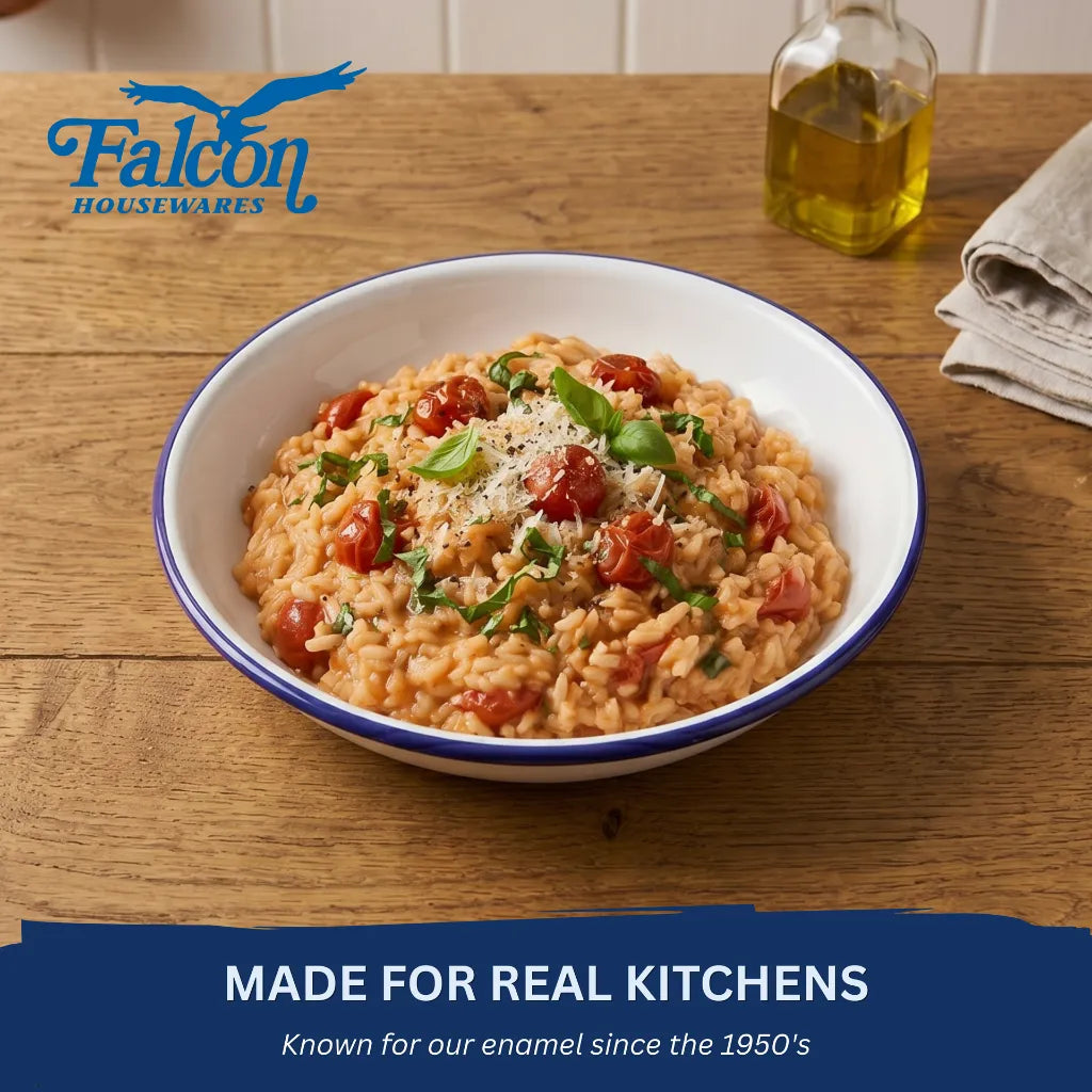 Falcon Enamelware Deep Pasta Plate 24cm
