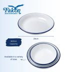 Falcon Enamelware Deep Pasta Plate 24cm