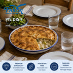 Falcon Round Pie Dish Various Sizes: 14cm, 16cm, 18cm, 20cm, 22cm, 24cm or 26cm