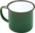 Falcon Enamelware Mugs White, Red, Blue & Green