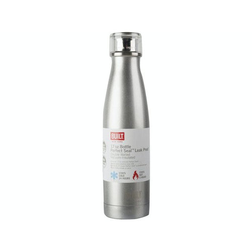Built Double Walled Stainless Steel Water Bottle Silver 500ml