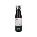 Built Double Walled Stainless Steel Water Bottle Black 500ml