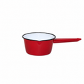 Falcon 14cm Enamel Milk Sauce Pan Red