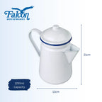 Falcon 13cm Coffee Pot White, Green, Blue or Red