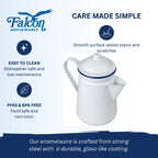 Falcon 13cm Coffee Pot White, Green, Blue or Red