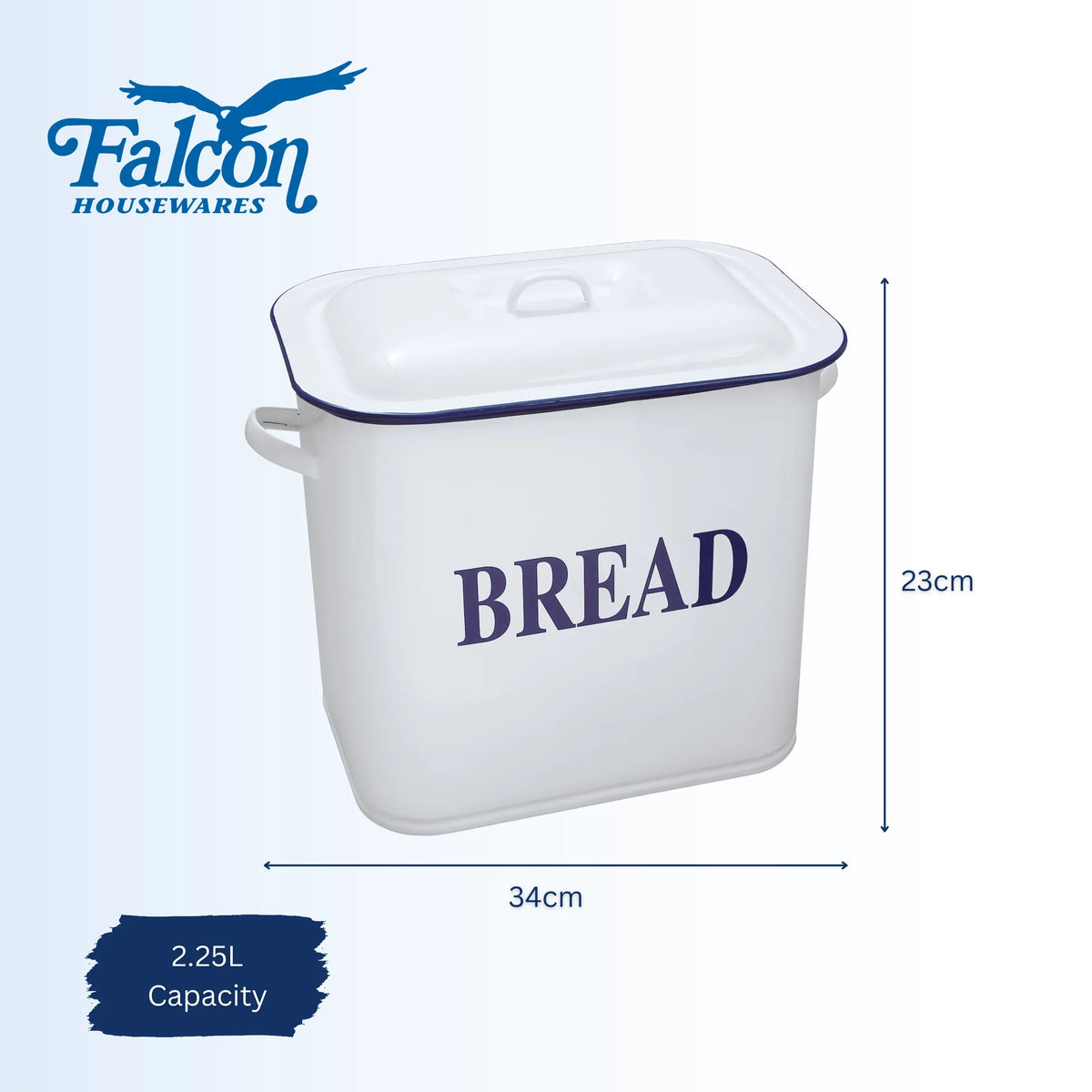 Falcon 34cm Rectangle Bread Bin