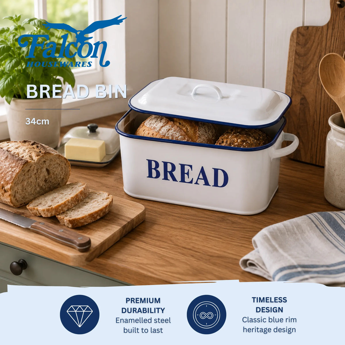 Falcon 34cm Mini Bread Bin