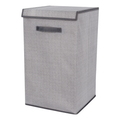 Space Logic Laundry Hamper Grey Herringbone