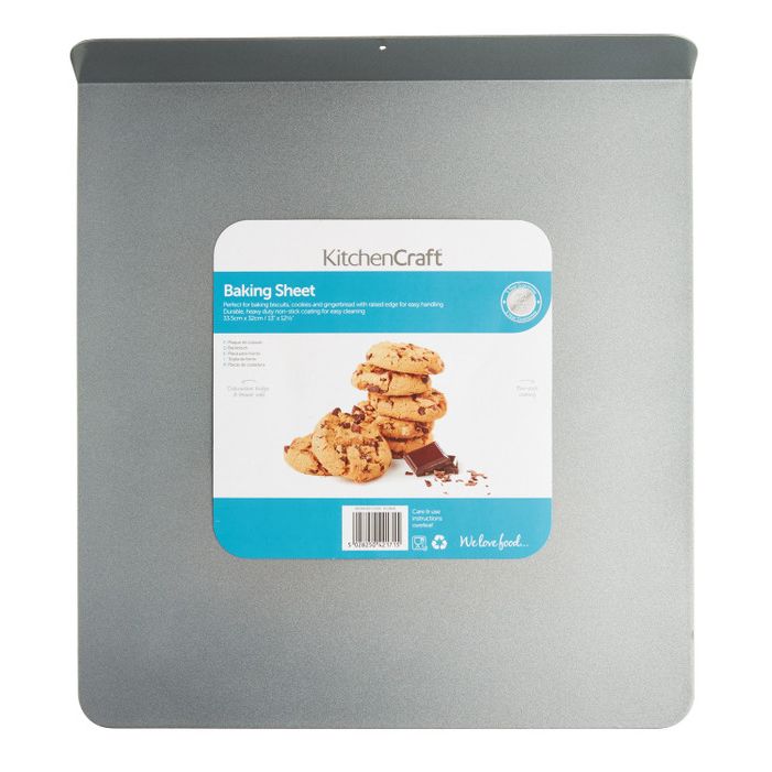 KitchenCraft Non-Stick Baking Sheet, 33.5cm x 32cm