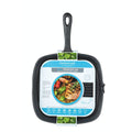 KitchenCraft Cast Iron Square Grill Pan, 23cm