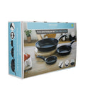 KitchenCraft Non-Stick Aluminium Frying Pans Set, 28cm, 20cm and 12cm