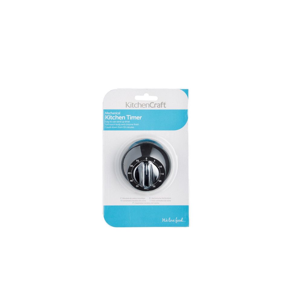 KitchenCraft Soft Touch Mechanical Timer
