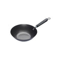 KitchenCraft Oriental Carbon Steel Non-Stick Wok, 26.5cm