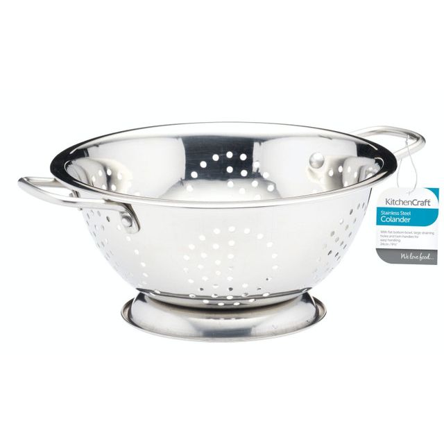 KitchenCraft Stainless Steel Colander 24cm
