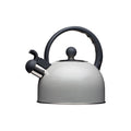 Living Nostalgia French Grey Traditional Whistling Kettle 1.4 Litre