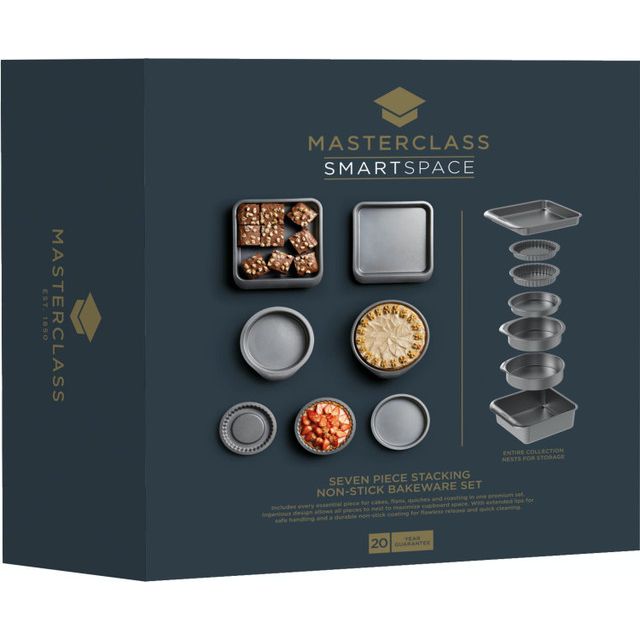 MasterClass Smart Space 7 Piece Non-Stick Bakeware Set