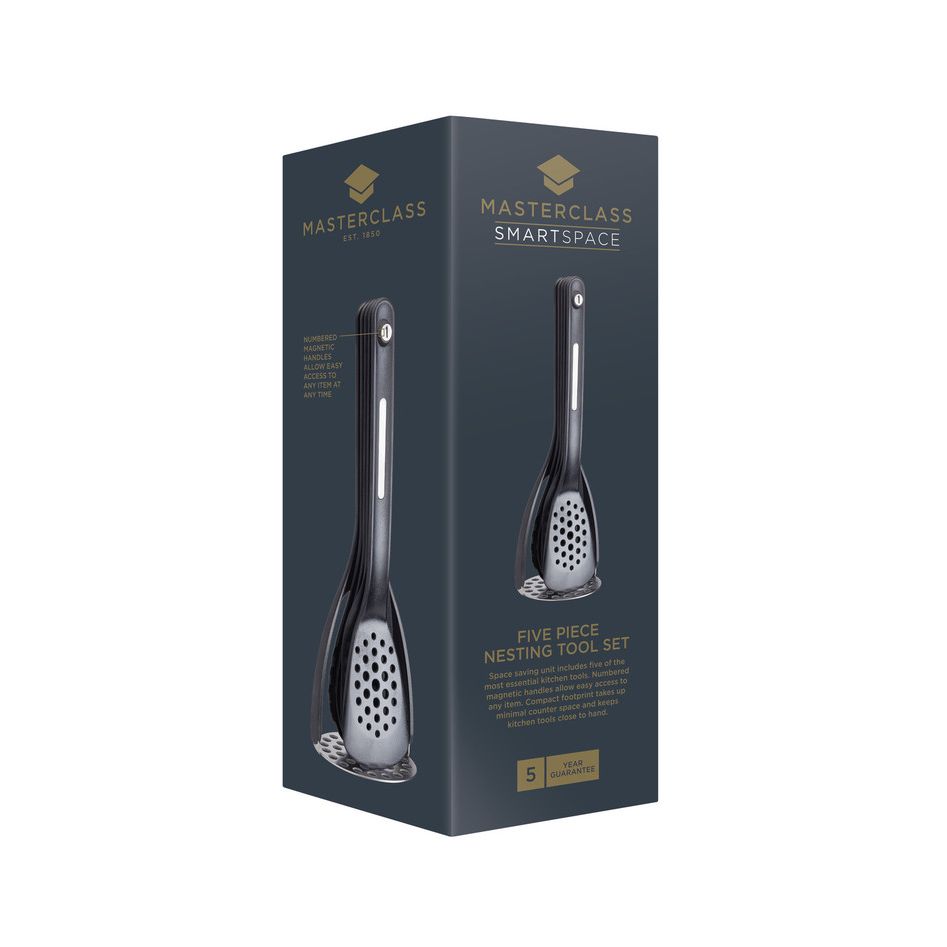 MasterClass Space-Saving 5-in-1 Kitchen Tool Set