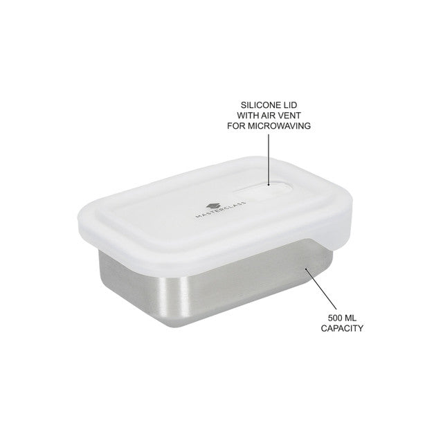 MasterClass All in One Stainless Steel Container  Snack 500ml