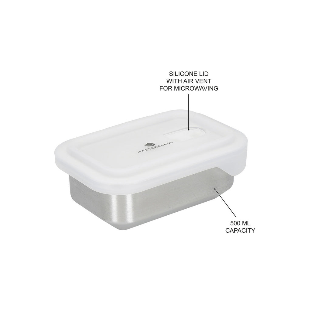 MasterClass All in One Stainless Steel Container  Snack 500ml