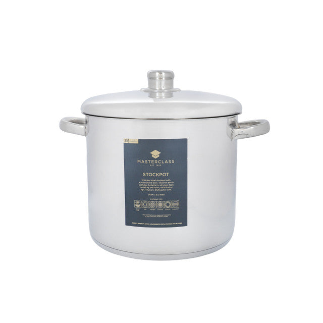 MasterClass Stainless Steel Stockpot 8.5L