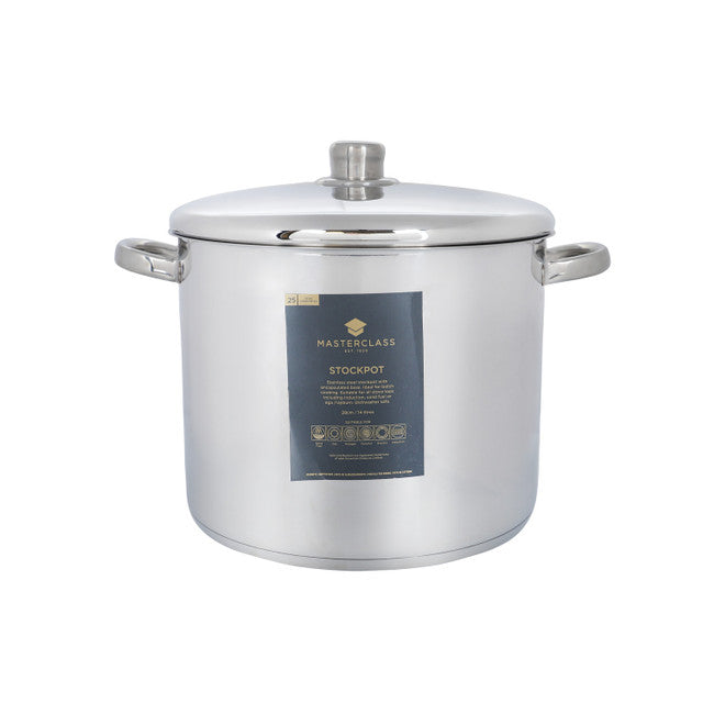MasterClass Stainless Steel Stockpot 14L