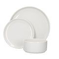Mikasa Camberlie 12-Piece Porcelain Dinner Set, White