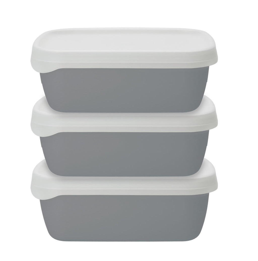 Natural Elements Eco Stackable Storage Set of 3 Small