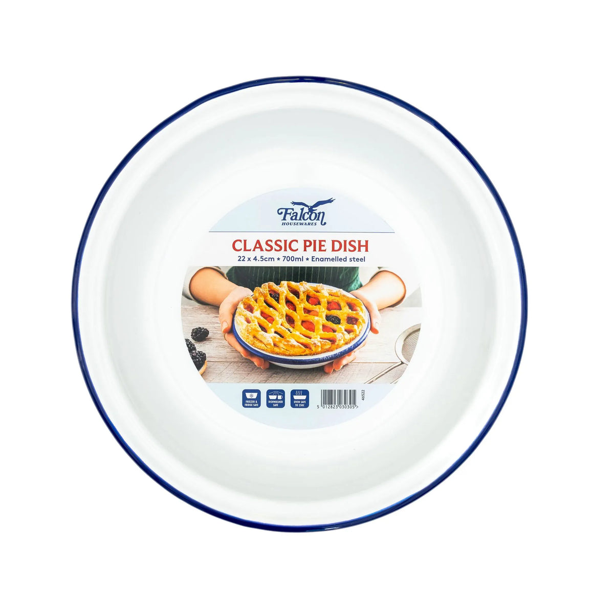 Falcon Round Pie Dish Various Sizes: 14cm, 16cm, 18cm, 20cm, 22cm, 24cm or 26cm