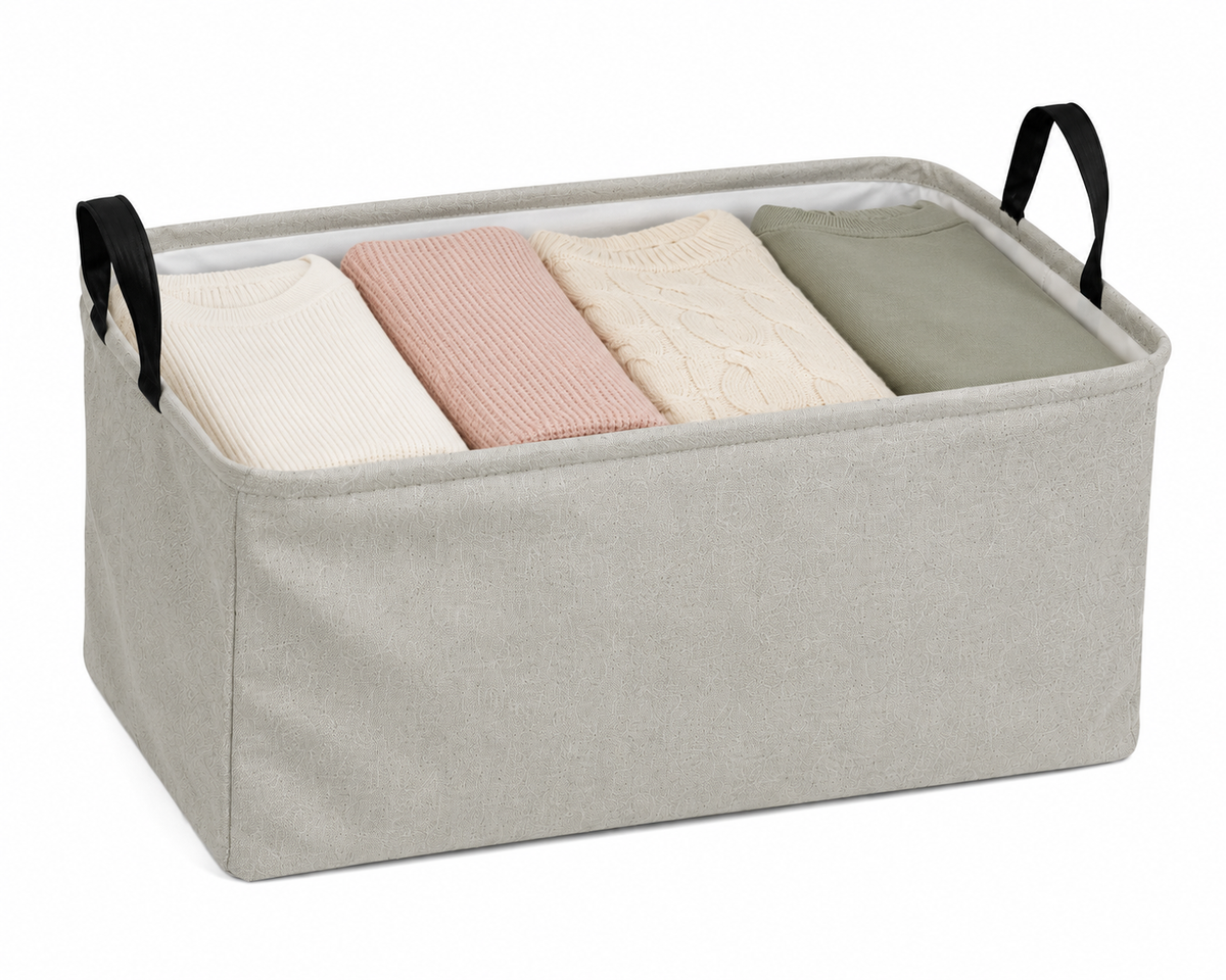 Space Logic Laundry Basket Stone Grey 35L