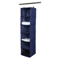 Space Logic 6-Shelf Hanging Organiser Navy
