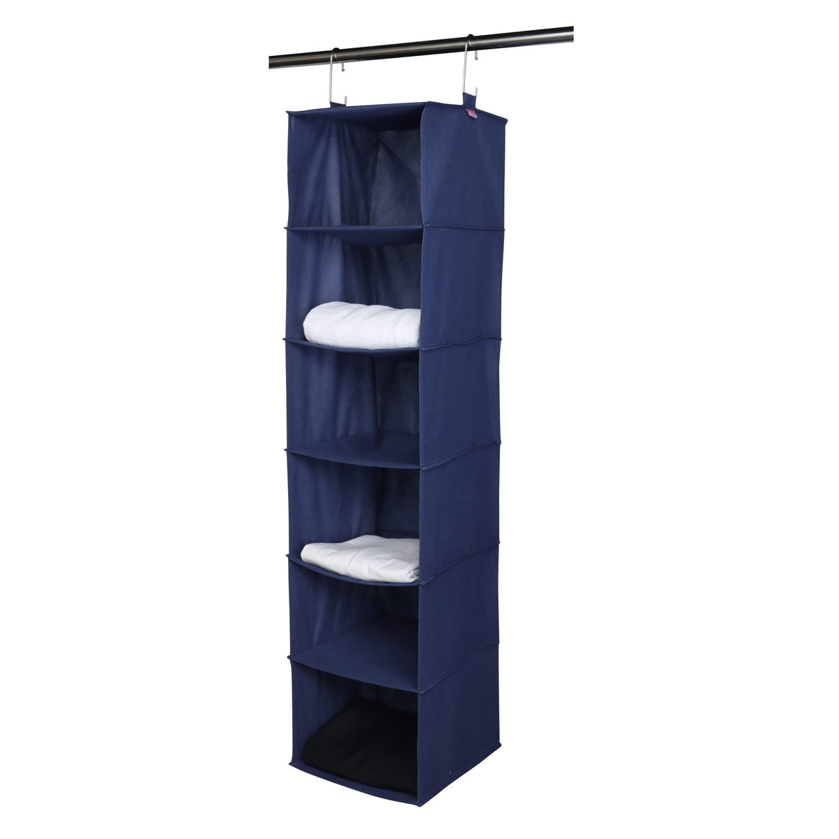 Space Logic 6-Shelf Hanging Organiser Navy