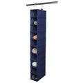 Space Logic 10-Pocket Hanging Organiser Navy