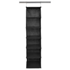 Space Logic 6-Shelf Hanging Organiser Midnight Black