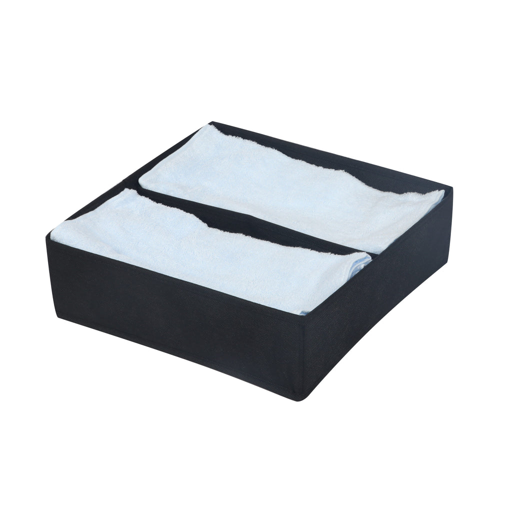 Space Logic Drawer & Closet Caddy Large Twin Section Midnight Black