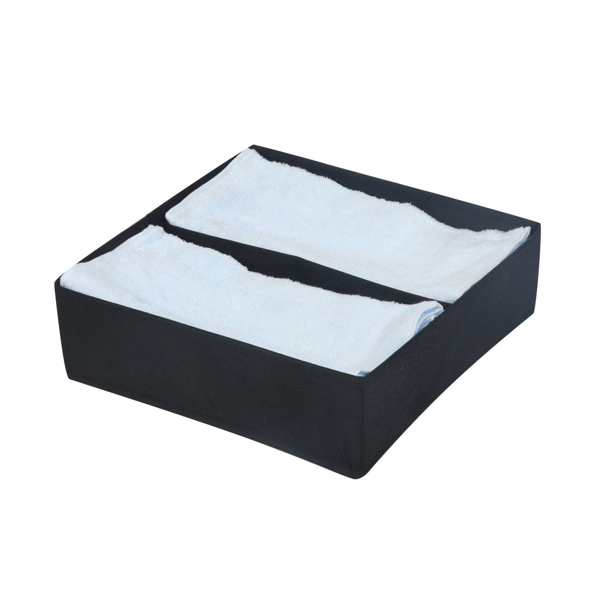 Space Logic Drawer & Closet Caddy Large Twin Section Midnight Black