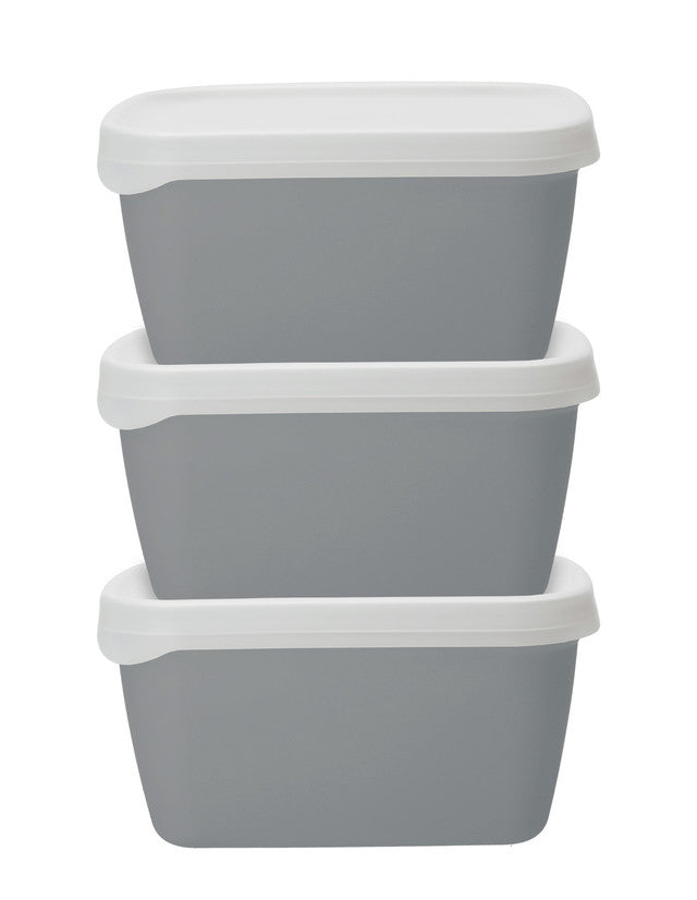 Natural Elements Eco Stackable Storage Set of 3 Medium