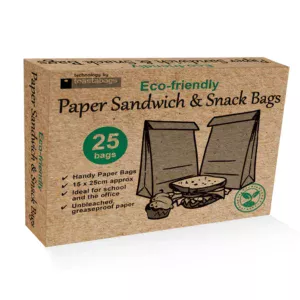 Toastabags Eco Paper Sandwich & Snack Bags 25 Bags