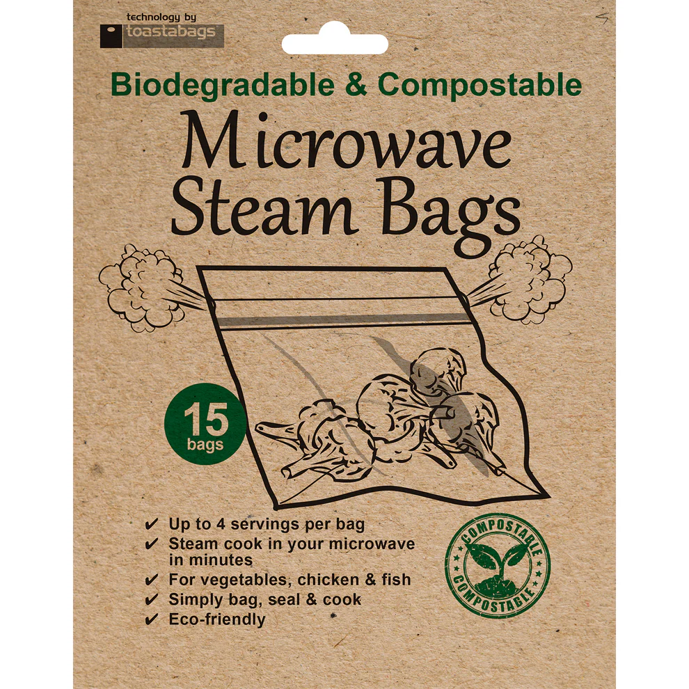 Toastabags Eco Microwave Steam Bags 15 Bags