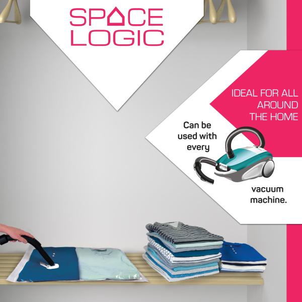 Space Logic Flat Vacuum Storage Bags Twin pack Medium - Image 5