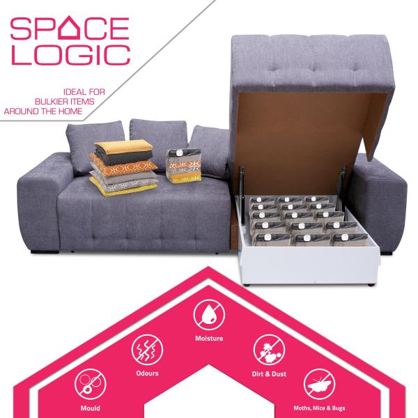 Space Logic Cube Vacuum Storage Bags Twin Pack Large - Image 7