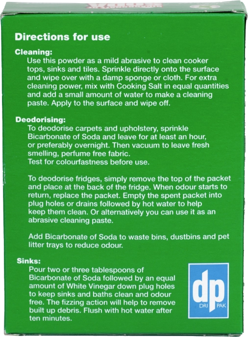 Dri-Pak Bicarbonate of Soda 500g - Image 3