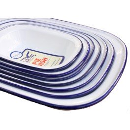 Falcon Enamel 28cm Oblong Pie Dish - Image 5