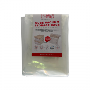Space Logic Cube Vacuum Storage Bags Twin Pack Large
