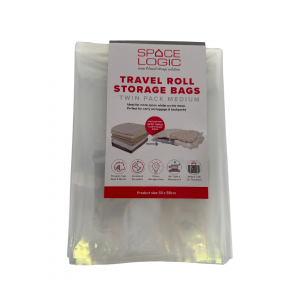 Space Logic Travel Roll Storage Bags Twin Pack Medium