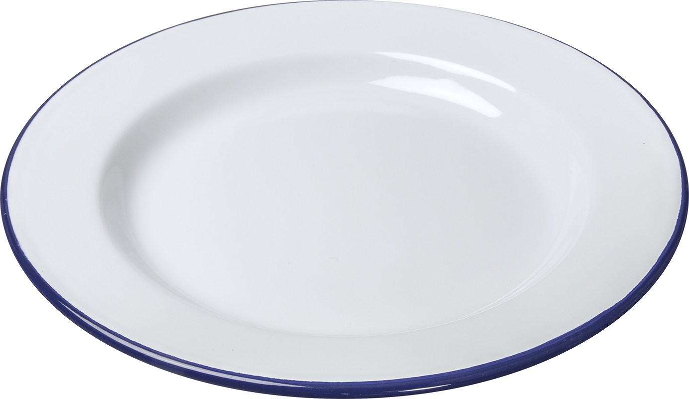 Falcon Enamelware Round Dinner Plate, 24cm or 26cm