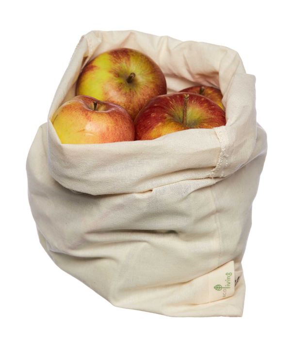 Eco Living Organic Fruit & Veg Lightweight Bags - Image 2