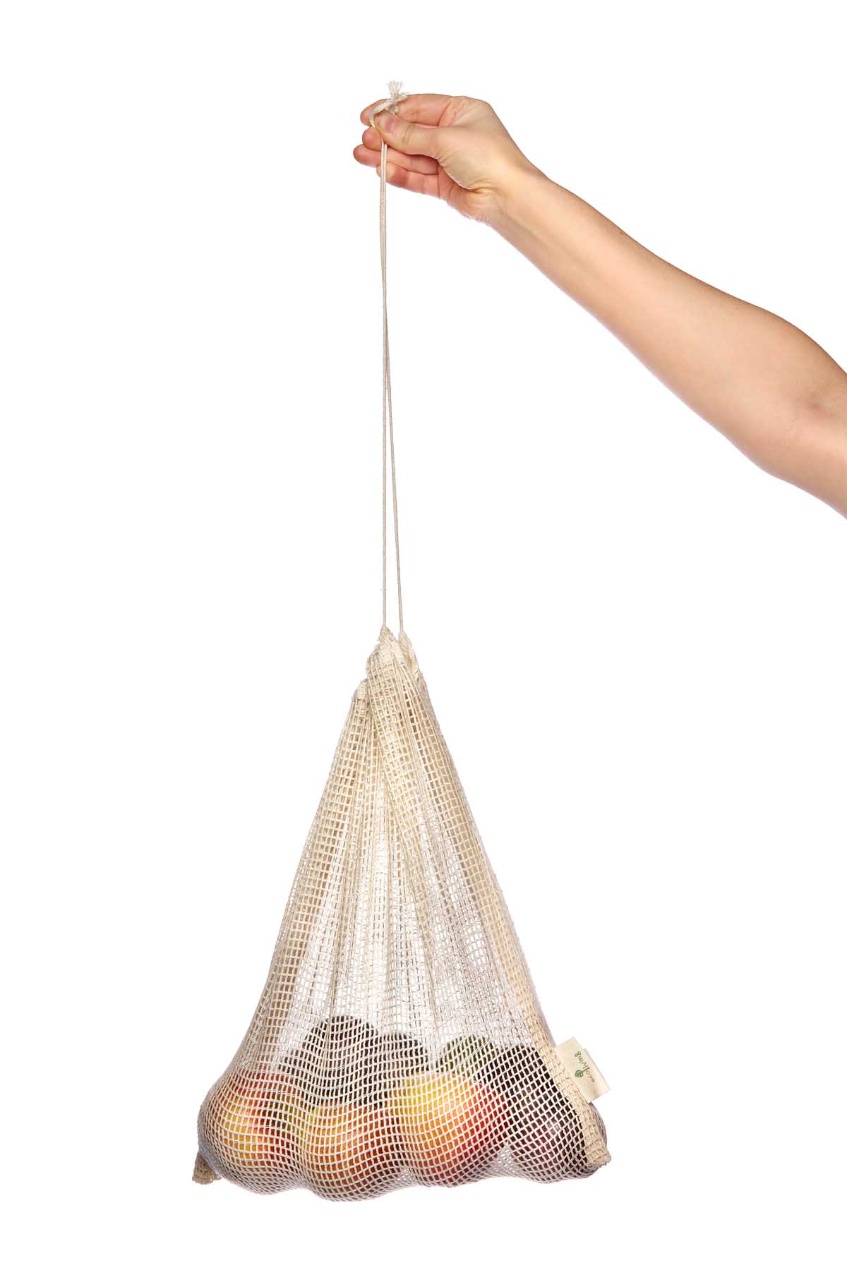 Eco Living Organic Fruit & Veg Net Bags - Image 3