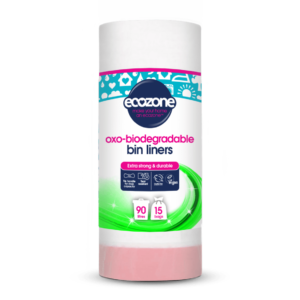 Ecozone Oxo-Biodegradable Bin Liners 90 Litres, 15 Bags